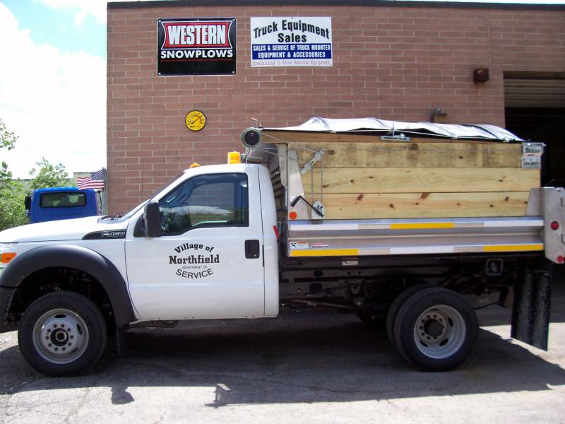 9' Dump W/ Full Height Side Boards and Asphalt Tarp 