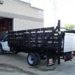 16' Stake Body W/ Custom Ladder Rack & 2000lb Interlift ILK Railgate