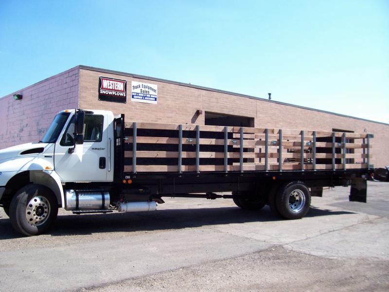 24' Stake Body W/ Hardwood Stake Racks