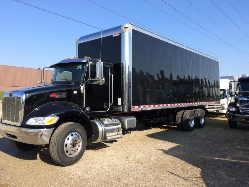 24' Black Aluminum Box with painted Black Rivets Heavy Hauler